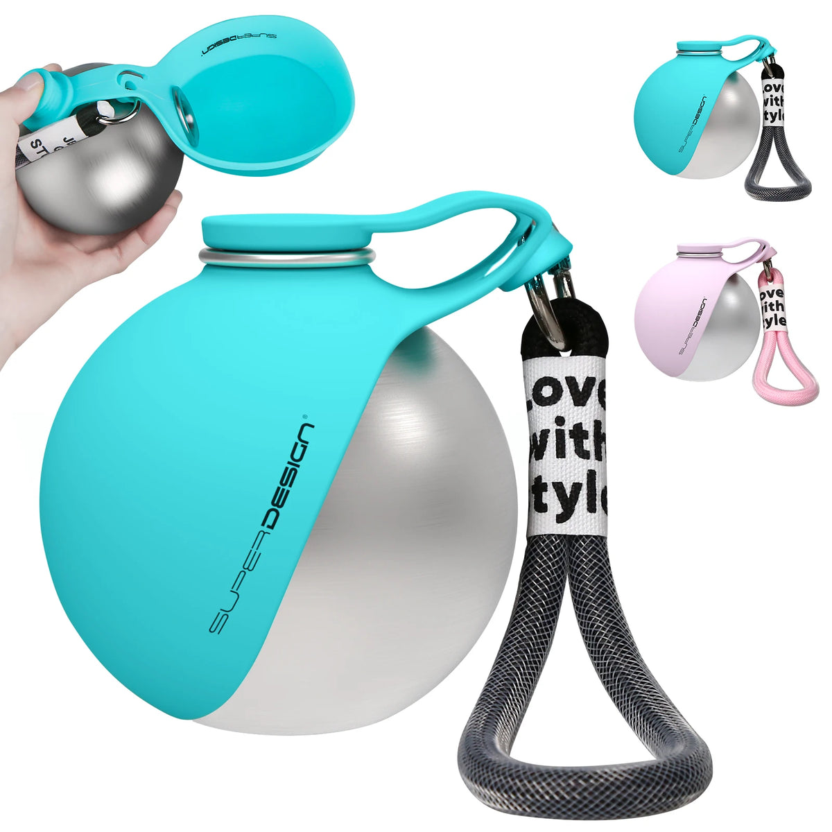 2-in-1 Travel Water Bottle for Small Dogs