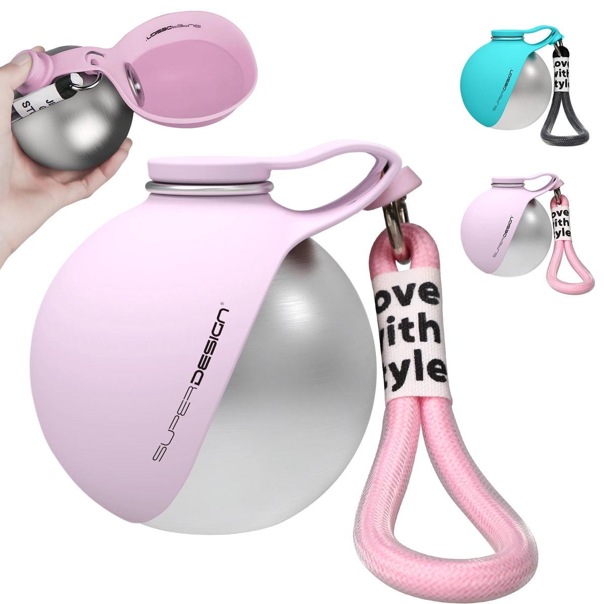 2-in-1 Travel Water Bottle for Small Dogs