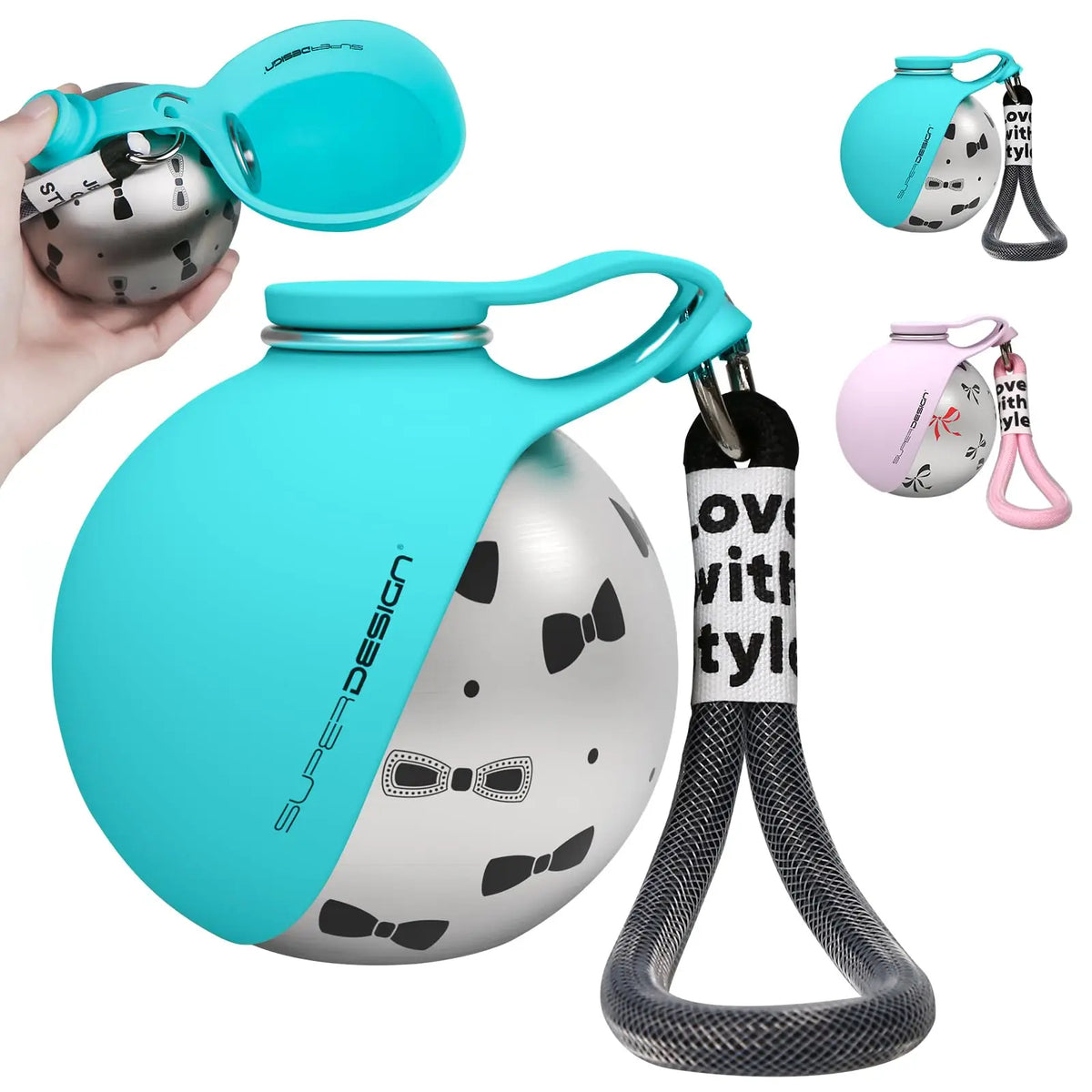 2-in-1 Travel Water Bottle for Small Dogs