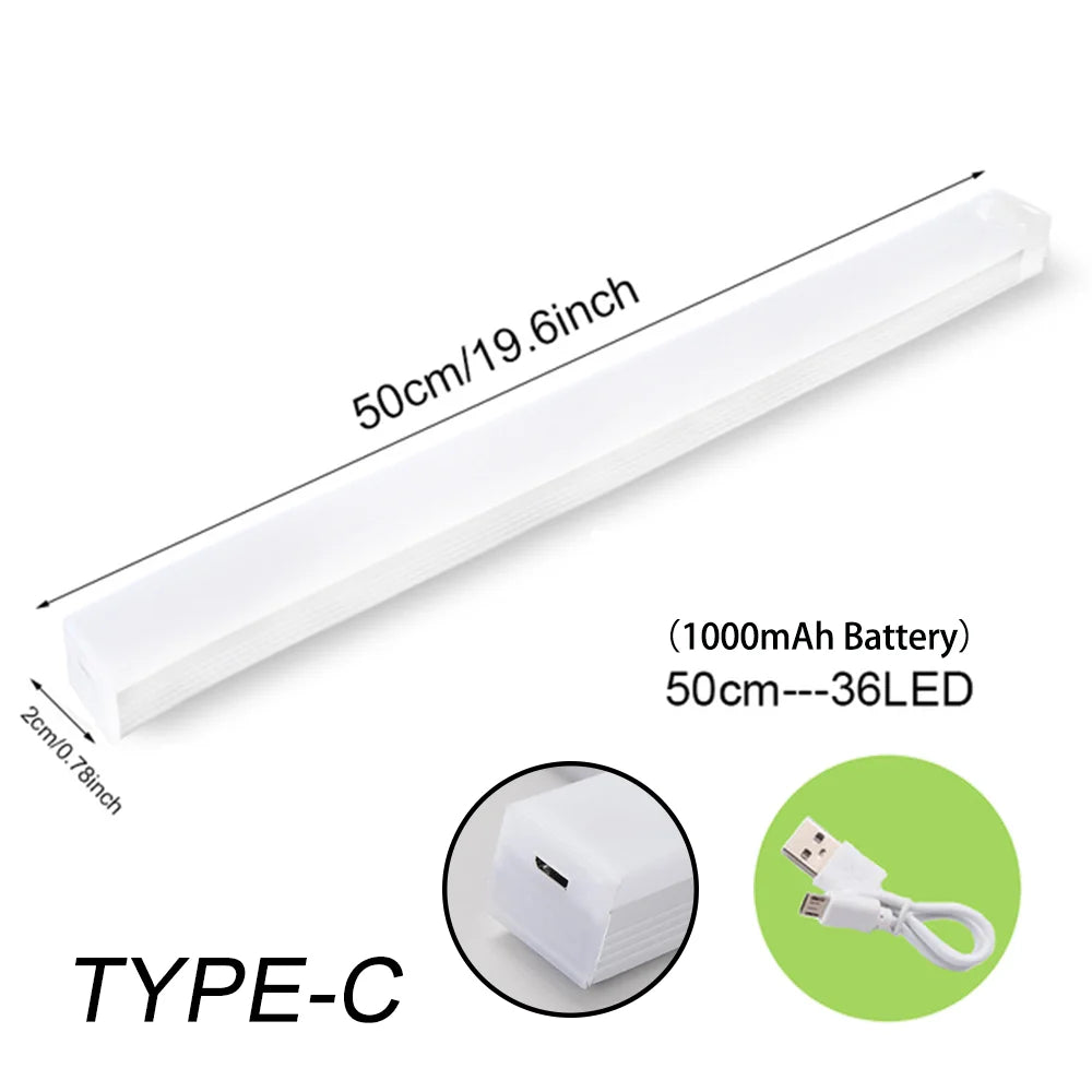 Rechargeable Motion Sensor Light, Wireless LED Bar