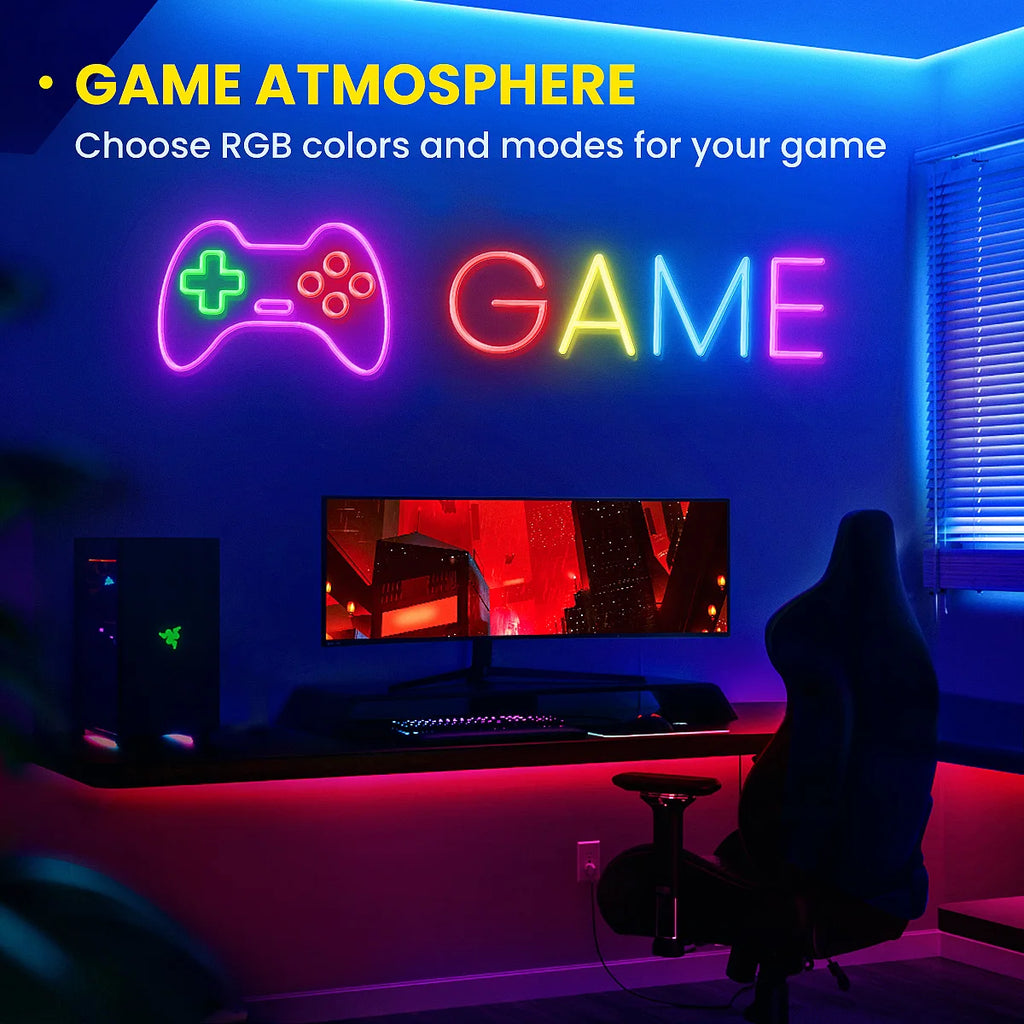RGB Neon Rope Light Strip, App and Music Sync