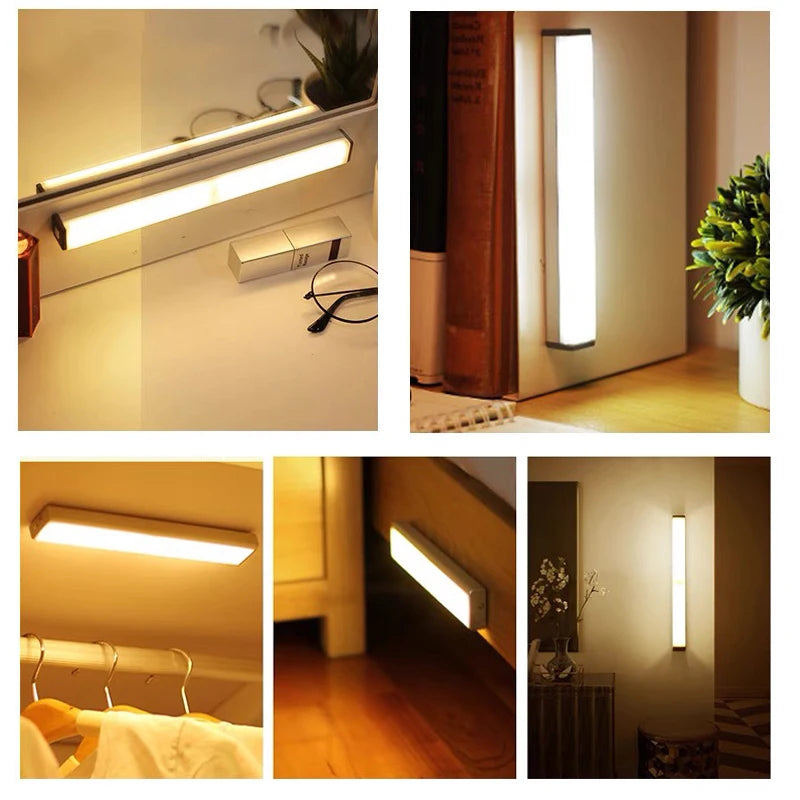 Rechargeable Motion Sensor Light, Wireless LED Bar
