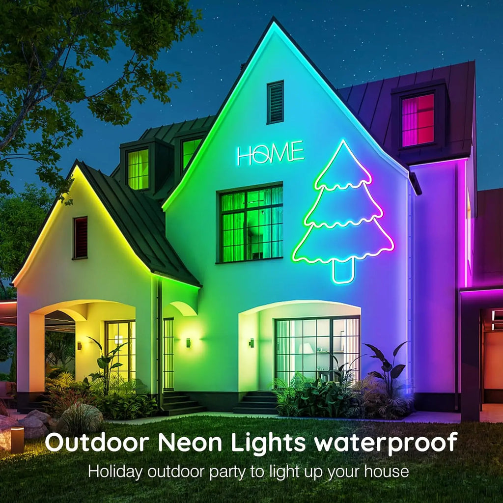 RGB Neon Rope Light Strip, App and Music Sync