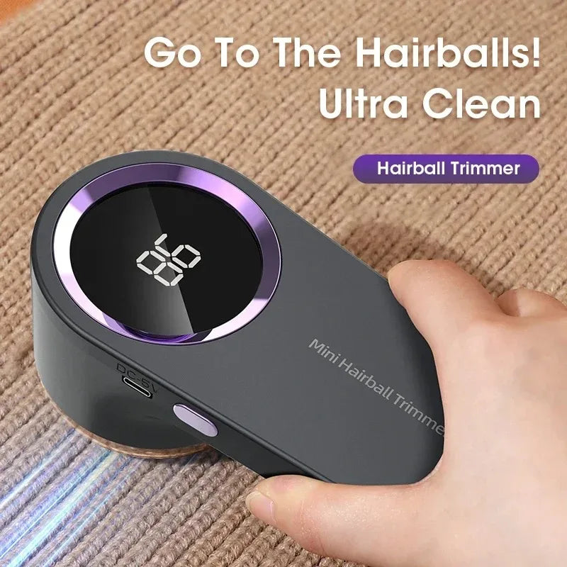Electric Lint Remover, USB Rechargeable, LED Display