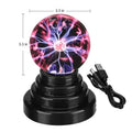 Plasma Ball Lamp, Touch-Reactive Lightning Orb